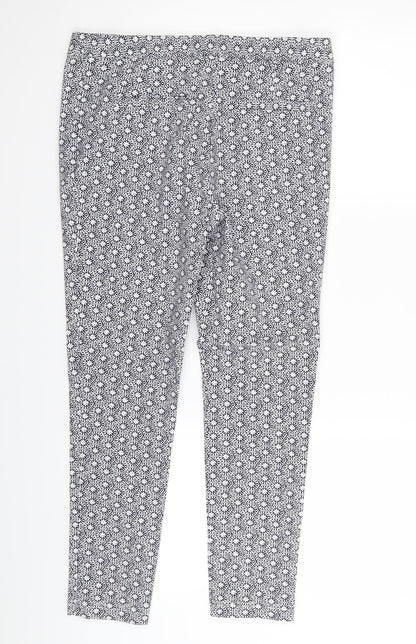 Womens UK Size 10 Dorothy Perkins Regular Fit  Blue Trousers