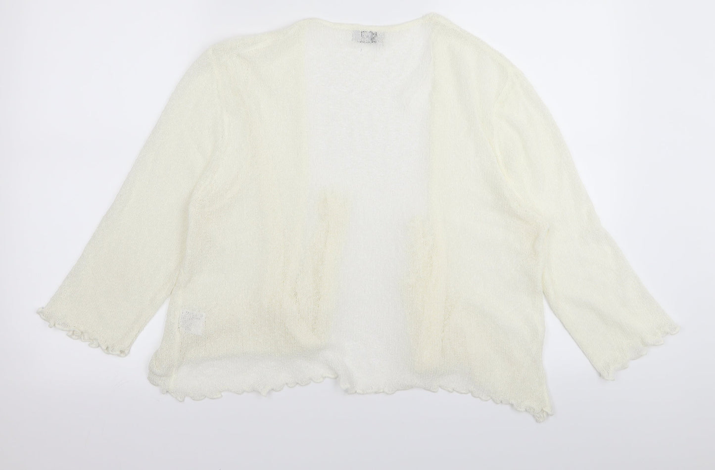 stock shop Womens White   Full Zip Jumper Size L