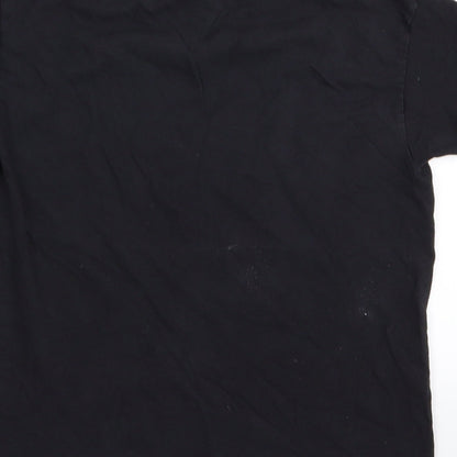 Fruit of the Loom Boys Black   Basic T-Shirt Size 7-8 Years
