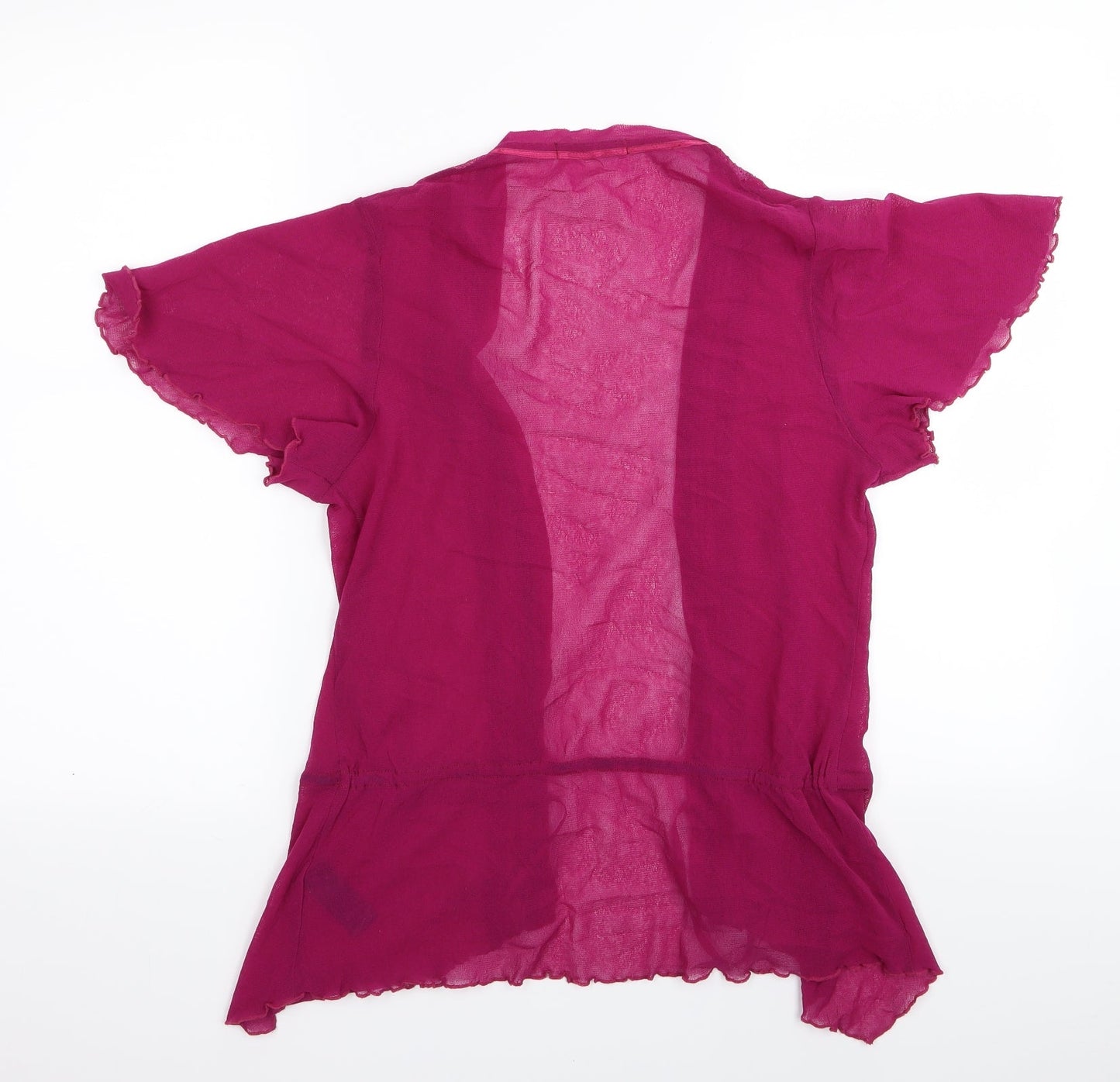 M&S Womens Purple   Cardigan Jumper Size 10