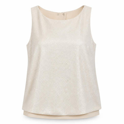 Womens UK Size 10 NEXT Gold Basic T-Shirt