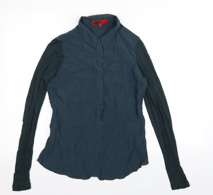 LK bennet Womens Blue   Basic Button-Up Size 8