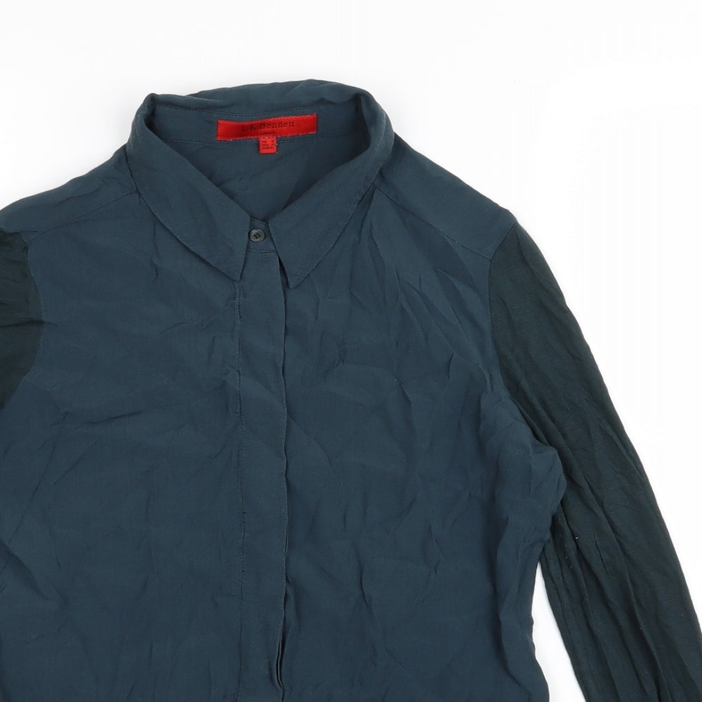 LK bennet Womens Blue   Basic Button-Up Size 8