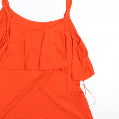 Asda George Womens Orange   Camisole Tank Size 10