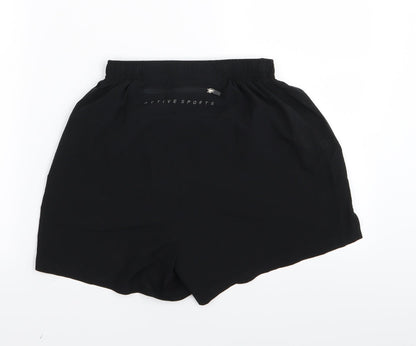 F&F Mens Black   Cargo Shorts Size XS - Stretch waistband