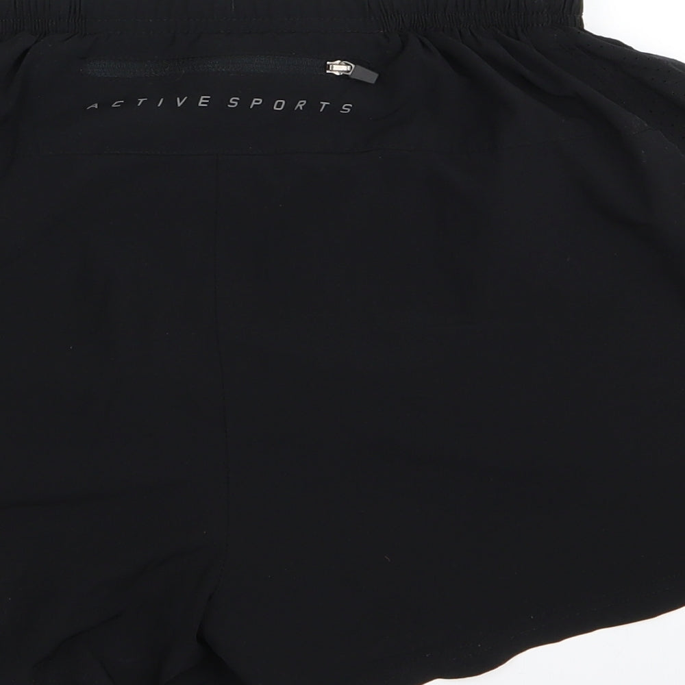 F&F Mens Black   Cargo Shorts Size XS - Stretch waistband