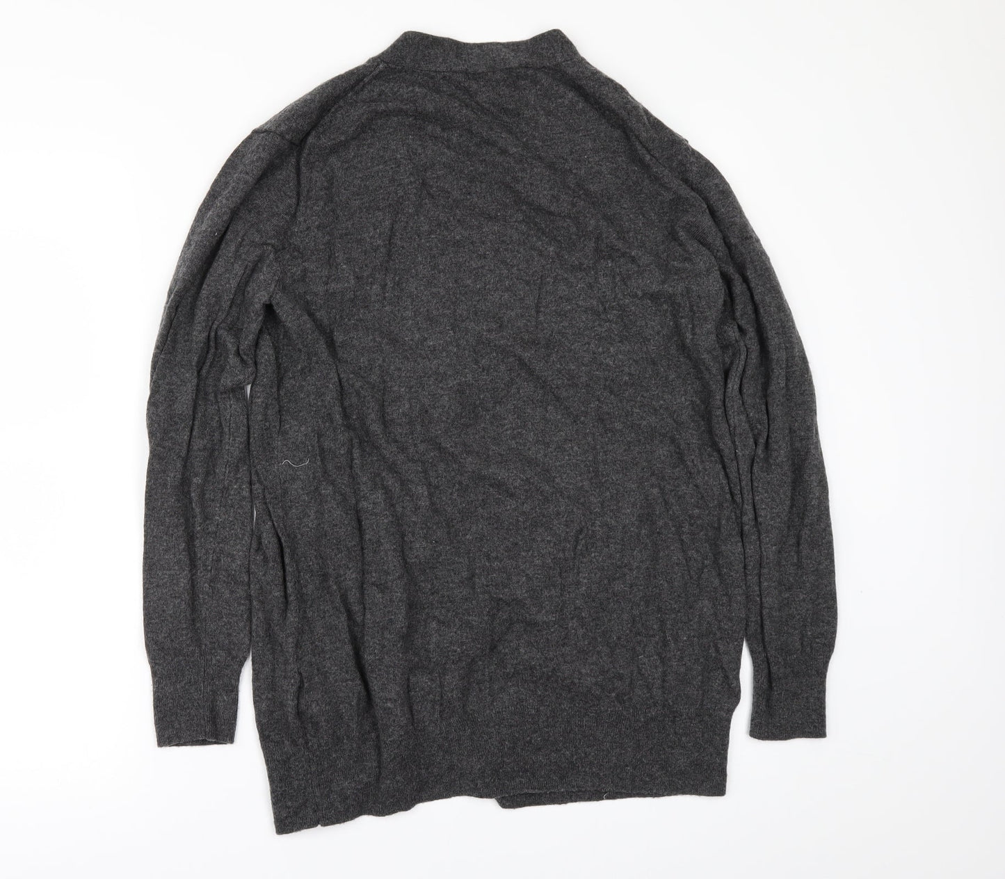 H&M Womens Grey   Cardigan Jumper Size S