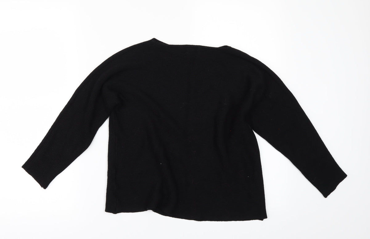 Back view of H&M women’s black jumper, size XS