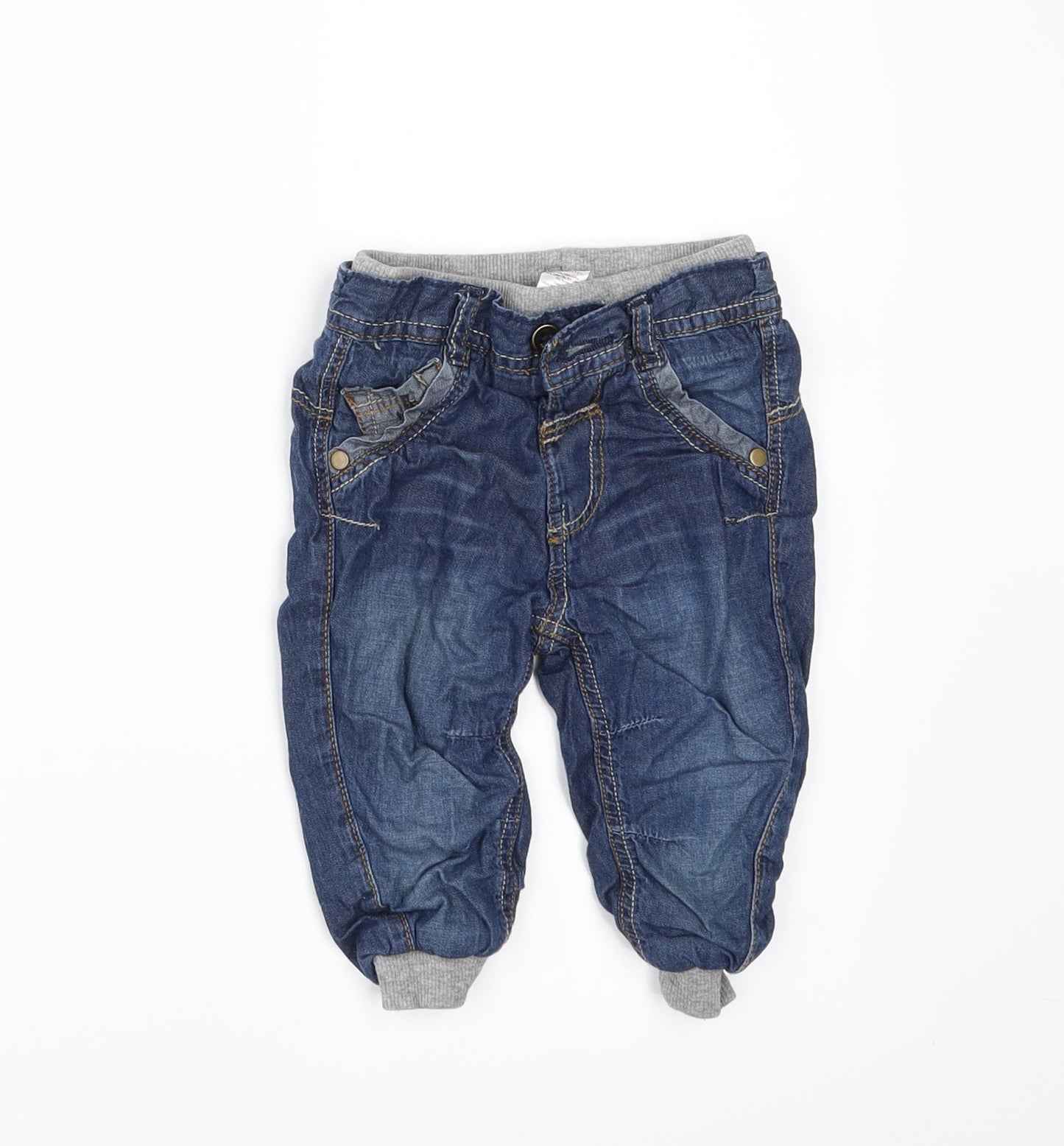 George Baby Blue  Denim Jogger Jeans Size 6-9 Months