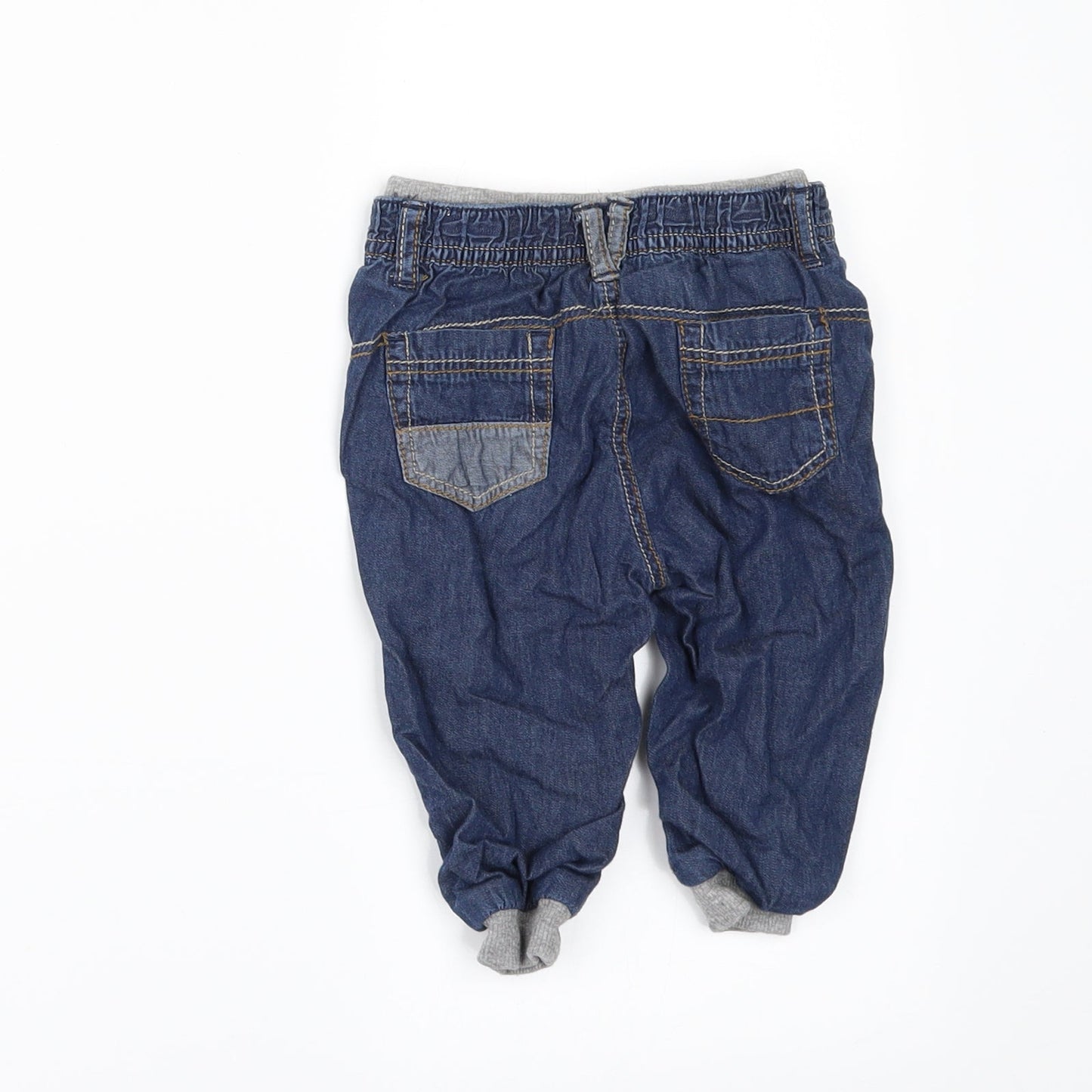 George Baby Blue  Denim Jogger Jeans Size 6-9 Months