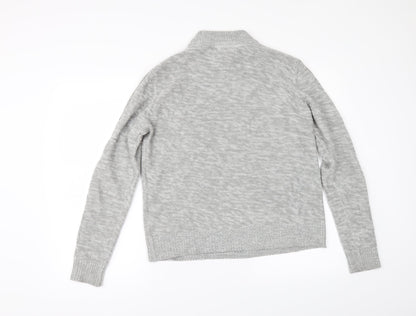 Back view of Papaya women’s grey jumper, size L