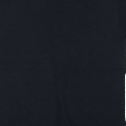 Mens UK Size S Gildan Black  T-Shirt
