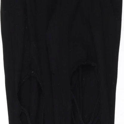 Womens UK Size 8 Select  Cargo Black Leggings