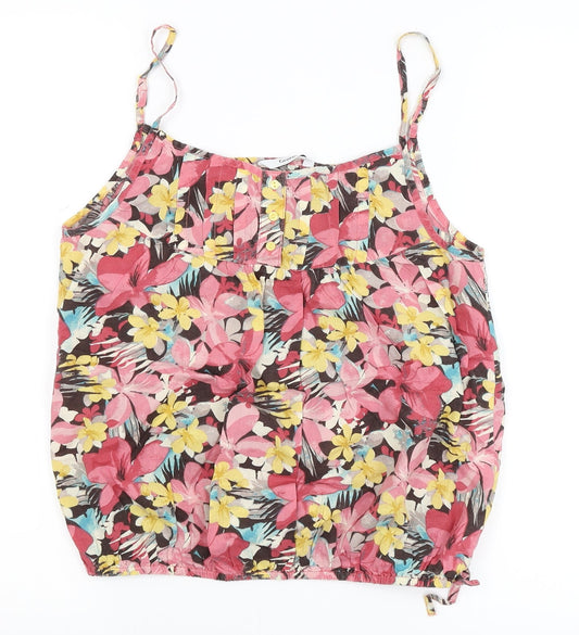 George Womens Multicoloured Floral  Camisole T-Shirt Size 8