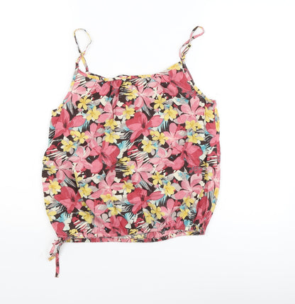George Womens Multicoloured Floral  Camisole T-Shirt Size 8