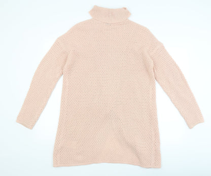 Back view of Jaqueline deYong women’s pink jumper, size S