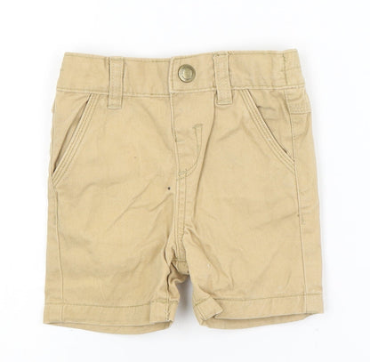 Mini Rebl Baby Beige   Cargo Trousers Size 9-12 Months