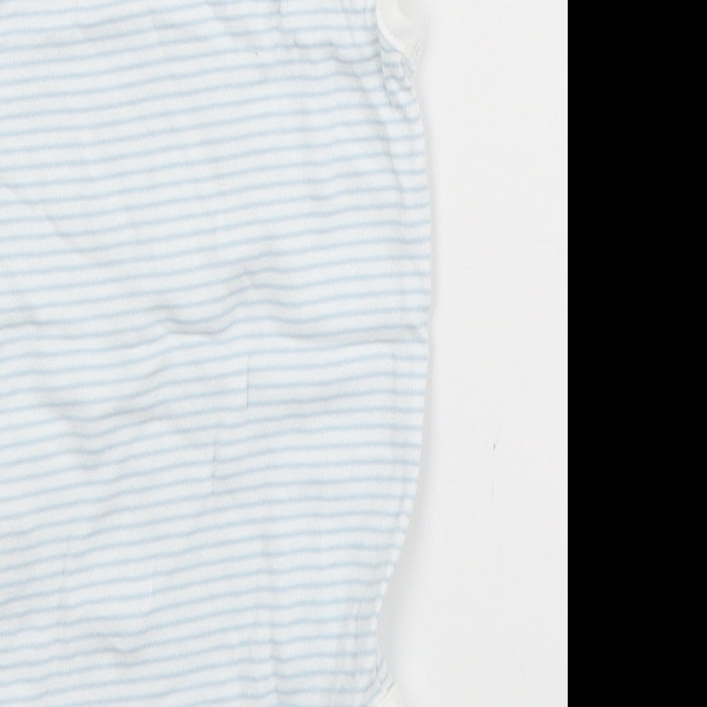 TU Baby Blue Striped  Babygrow One-Piece Size 6-9 Months