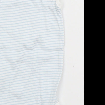 TU Baby Blue Striped  Babygrow One-Piece Size 6-9 Months