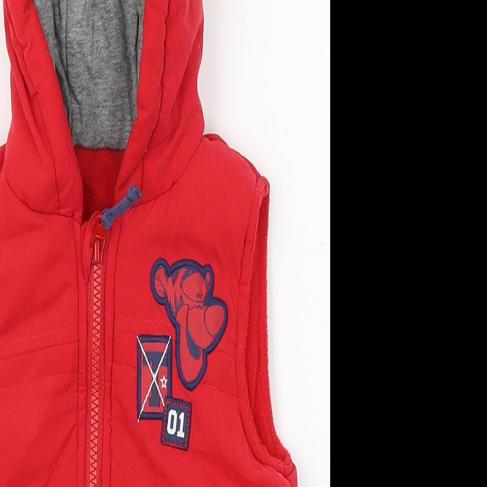 George Baby Red   Gilet Coat Size 9-12 Months  - tigger