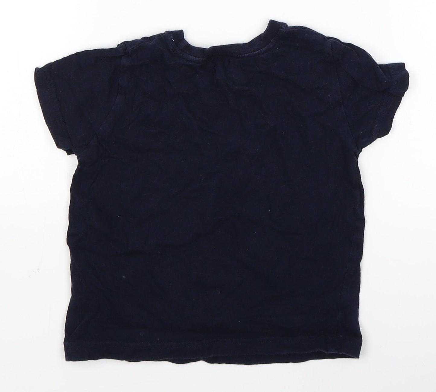 Rebel Boys Blue   Basic T-Shirt Size 2-3 Years  - i am awesome all the time