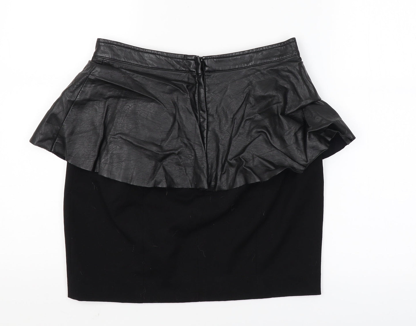 H&M Womens Black   Mini Skirt Size 8