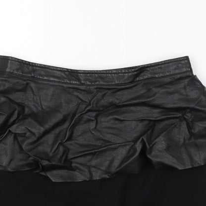 H&M Womens Black   Mini Skirt Size 8
