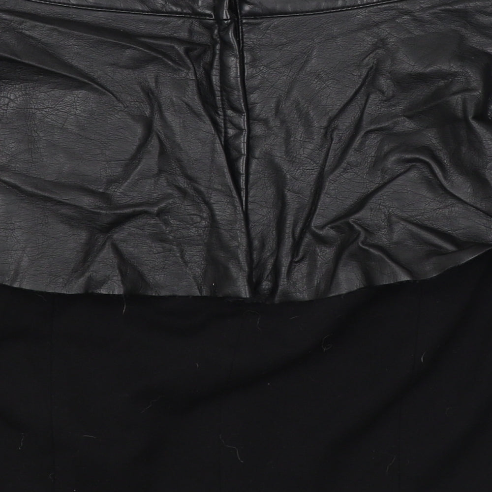 H&M Womens Black   Mini Skirt Size 8