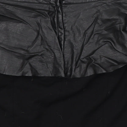 H&M Womens Black   Mini Skirt Size 8