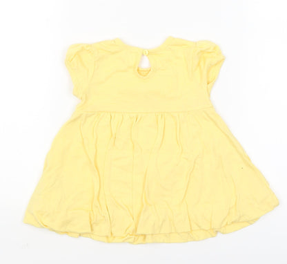 George Baby Yellow   Fit & Flare  Size 3-6 Months