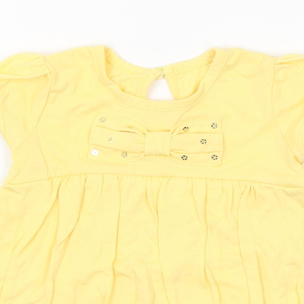 George Baby Yellow   Fit & Flare  Size 3-6 Months