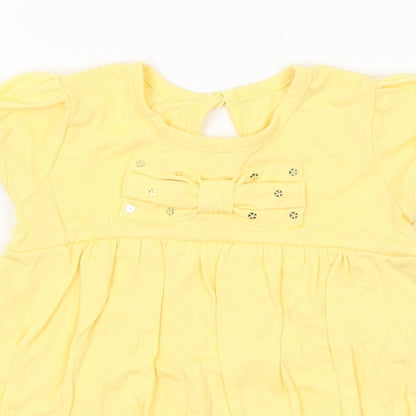 George Baby Yellow   Fit & Flare  Size 3-6 Months