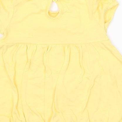 George Baby Yellow   Fit & Flare  Size 3-6 Months