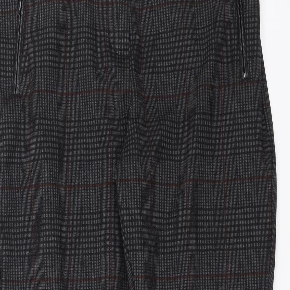 George Womens Grey Check  Trousers  Size 14 L27 in
