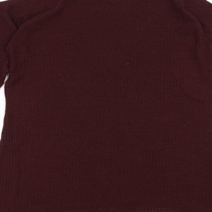 bonicaro Womens Purple   Pullover Jumper Size L  - cold Shoulder