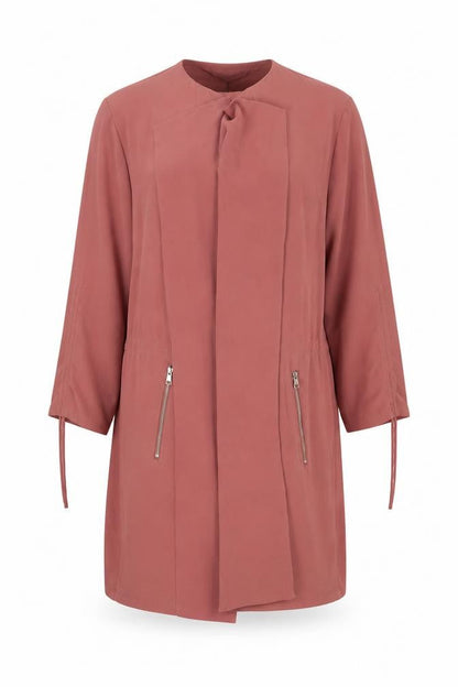 Womens UK Size 14 Primark Pink Overcoat