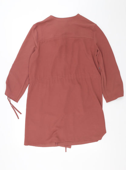 Primark Womens Pink   Overcoat Jacket Size 14