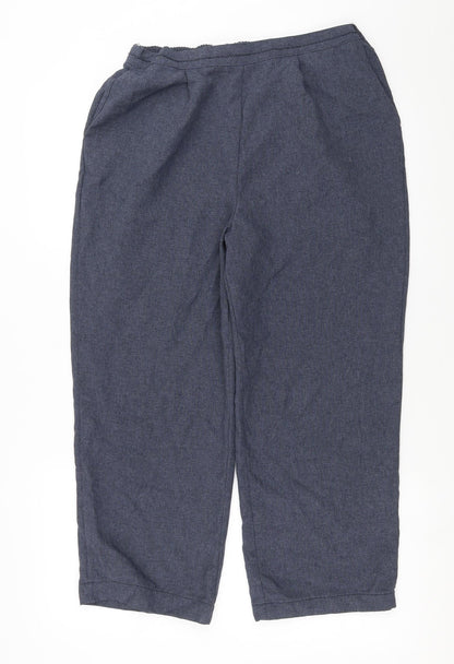 Bm collection Womens Blue   Trousers  Size 16 L23 in