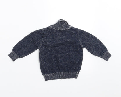 Earlydays Boys Blue   Cardigan Jumper Size 3-6 Months