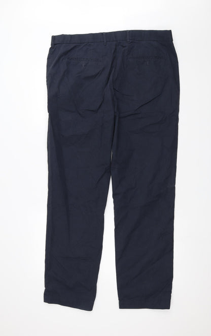 Womens UK Size 38 in Marks and Spencer Regular Fit  Blue Trousers