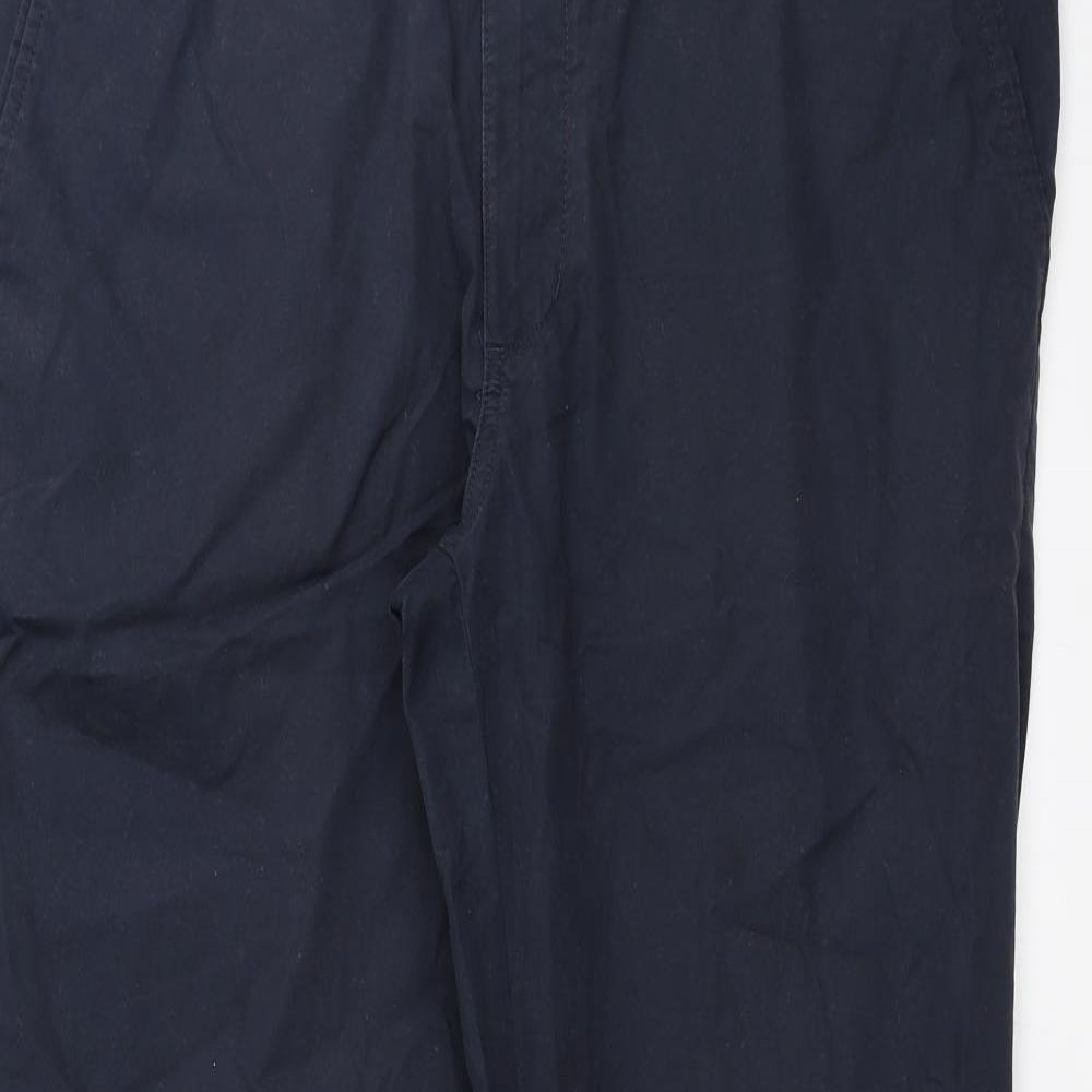 Womens UK Size 38 in Marks and Spencer Regular Fit  Blue Trousers