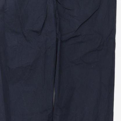 Womens UK Size 38 in Marks and Spencer Regular Fit  Blue Trousers
