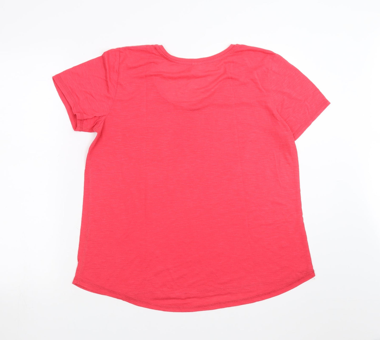 Now Womens Pink   Basic T-Shirt Size 14