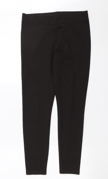 Womens UK Size 12 Marks and Spencer Regular Fit  Brown Trousers