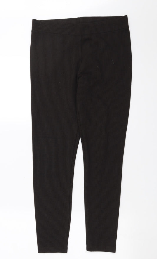 Womens UK Size 12 Marks and Spencer Regular Fit  Brown Trousers
