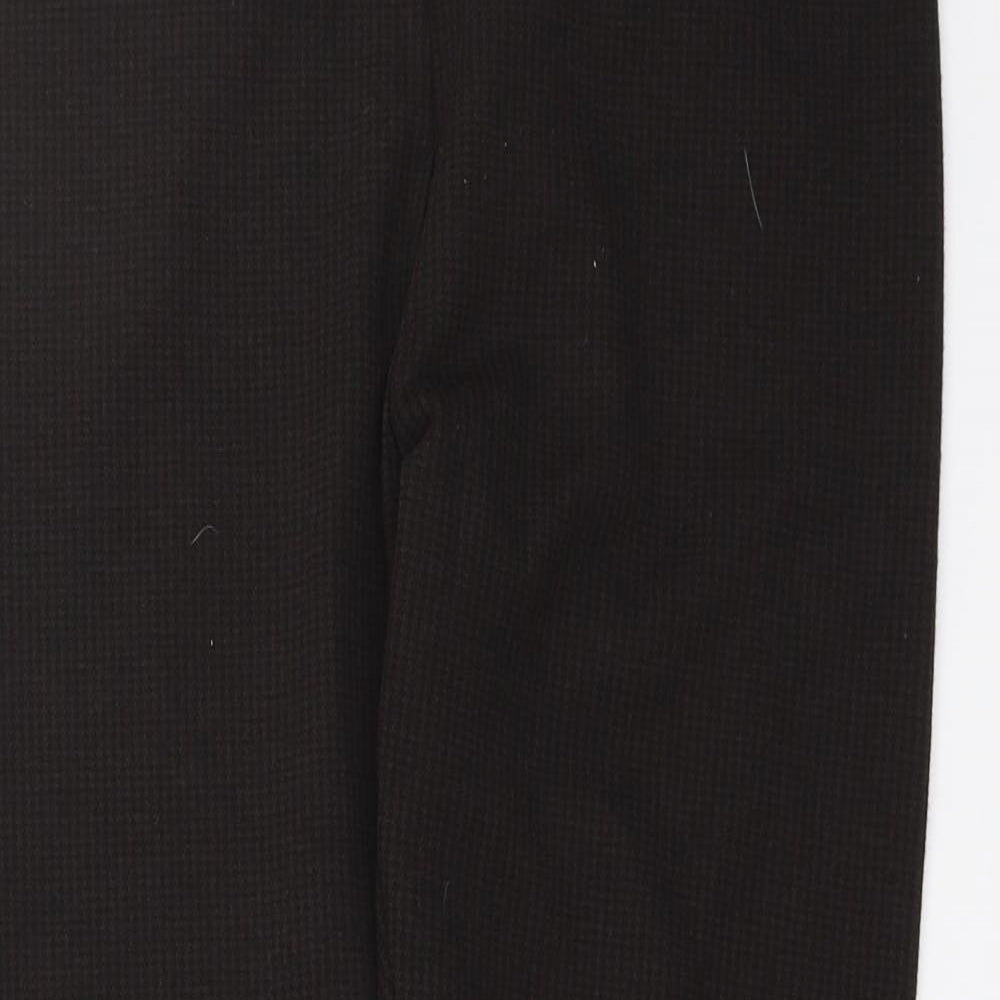 Womens UK Size 12 Marks and Spencer Regular Fit  Brown Trousers