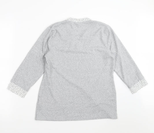 Bonmarché Womens Grey   Pullover Jumper Size 12