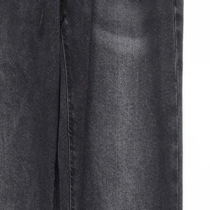 Womens UK Size 32 Preworn Regular Fit Skinny Black Jeans