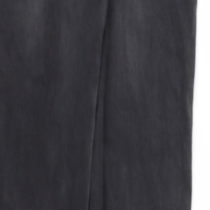 Womens UK Size 32 Preworn Regular Fit Skinny Black Jeans