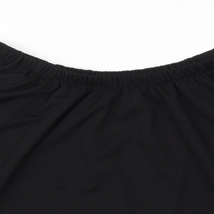 Preworn Womens Black   Basic T-Shirt Size 16